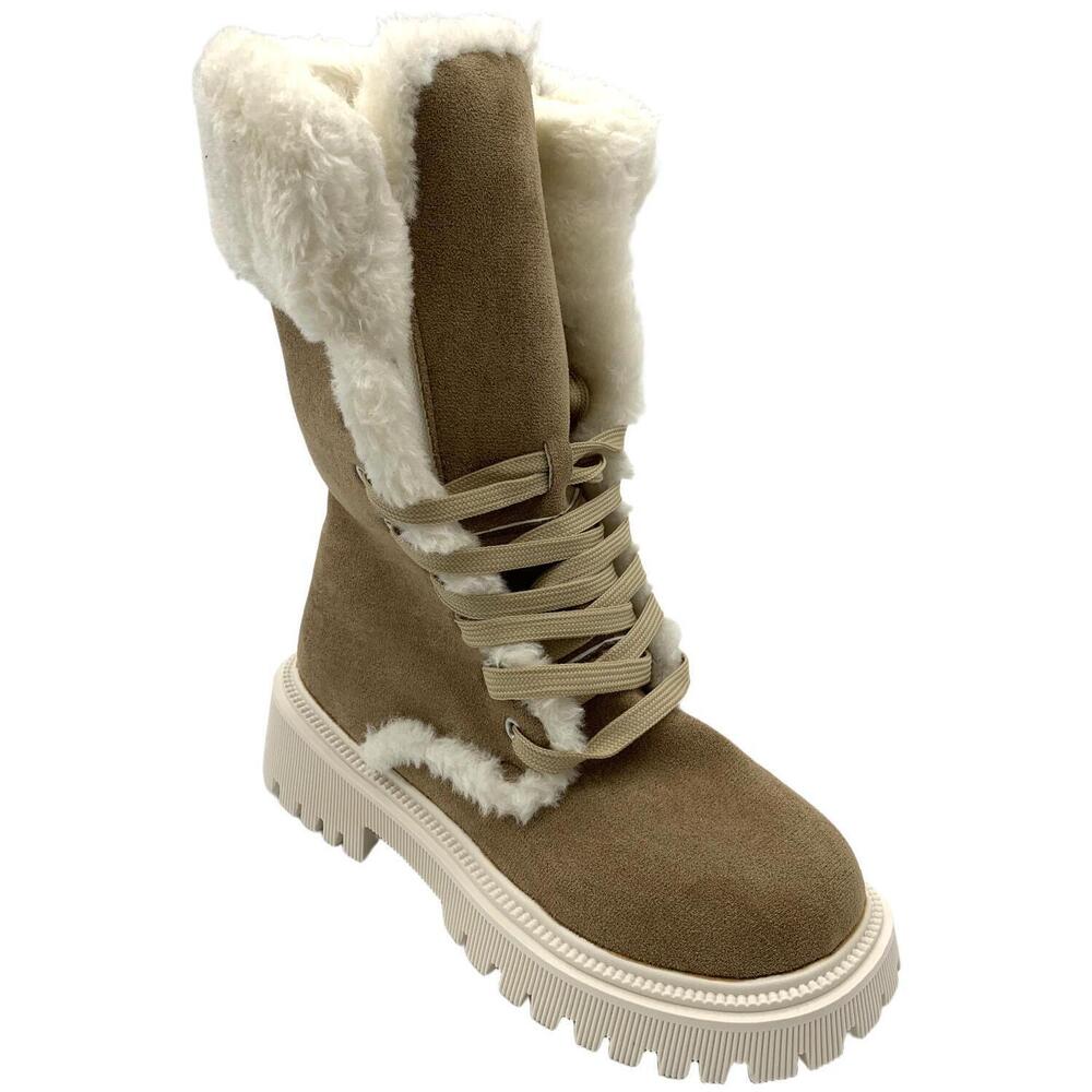 Henry Ferrera Women's Sherry Snow Boots Taupe - Medium